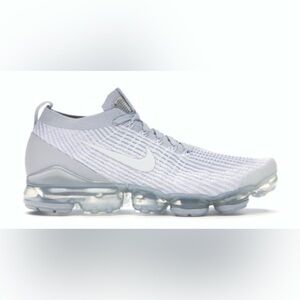 Nike Air VaporMax Flyknit 3 Pure Platinum Women’s Running Shoes Size 7